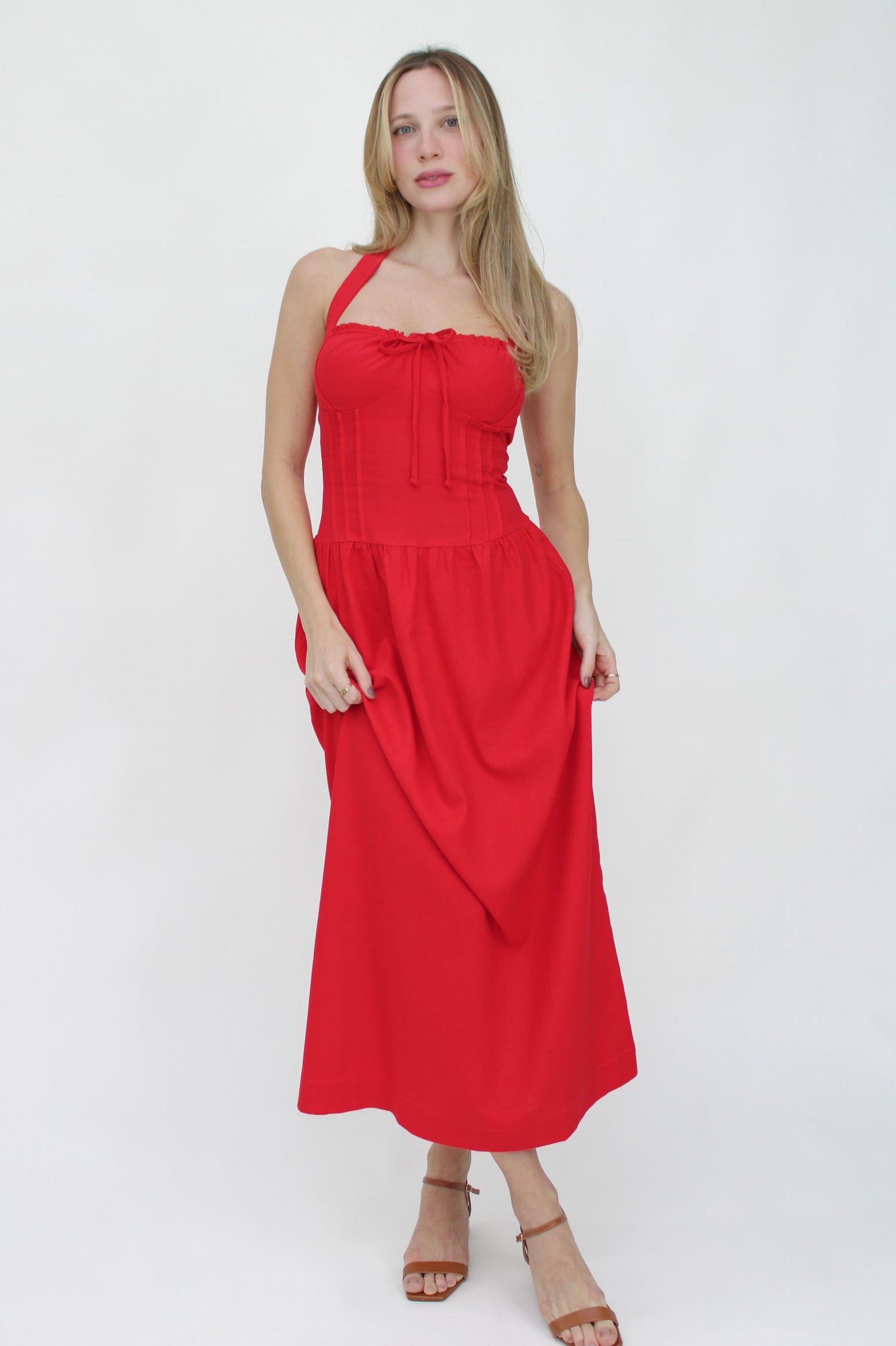 Vestido Maddalena Pomodoro