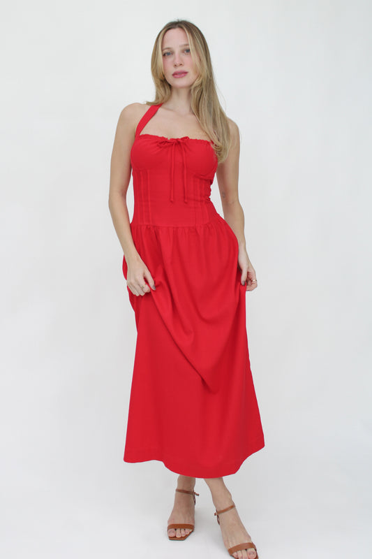 Vestido Maddalena Pomodoro